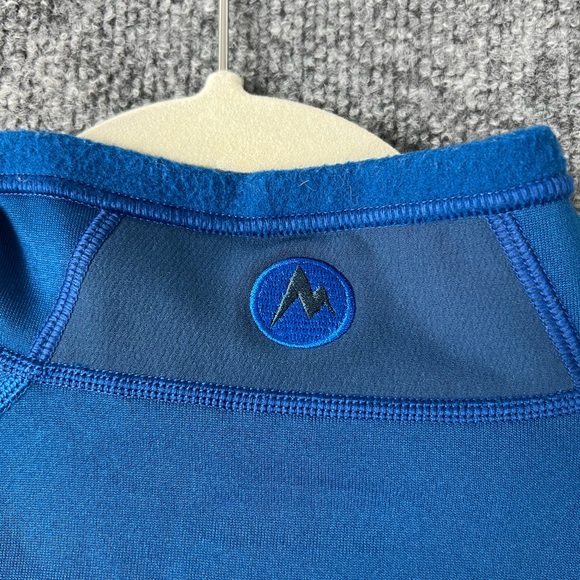 Marmot Jacket Mens XXL Blue Full Zip Fleece Long Sleeve Outdoor Workwear Hike‎ - Picture 10 of 10